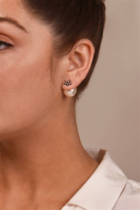 dior ear rings|christian mise en Dior earrings.